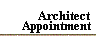 Architect Appointment